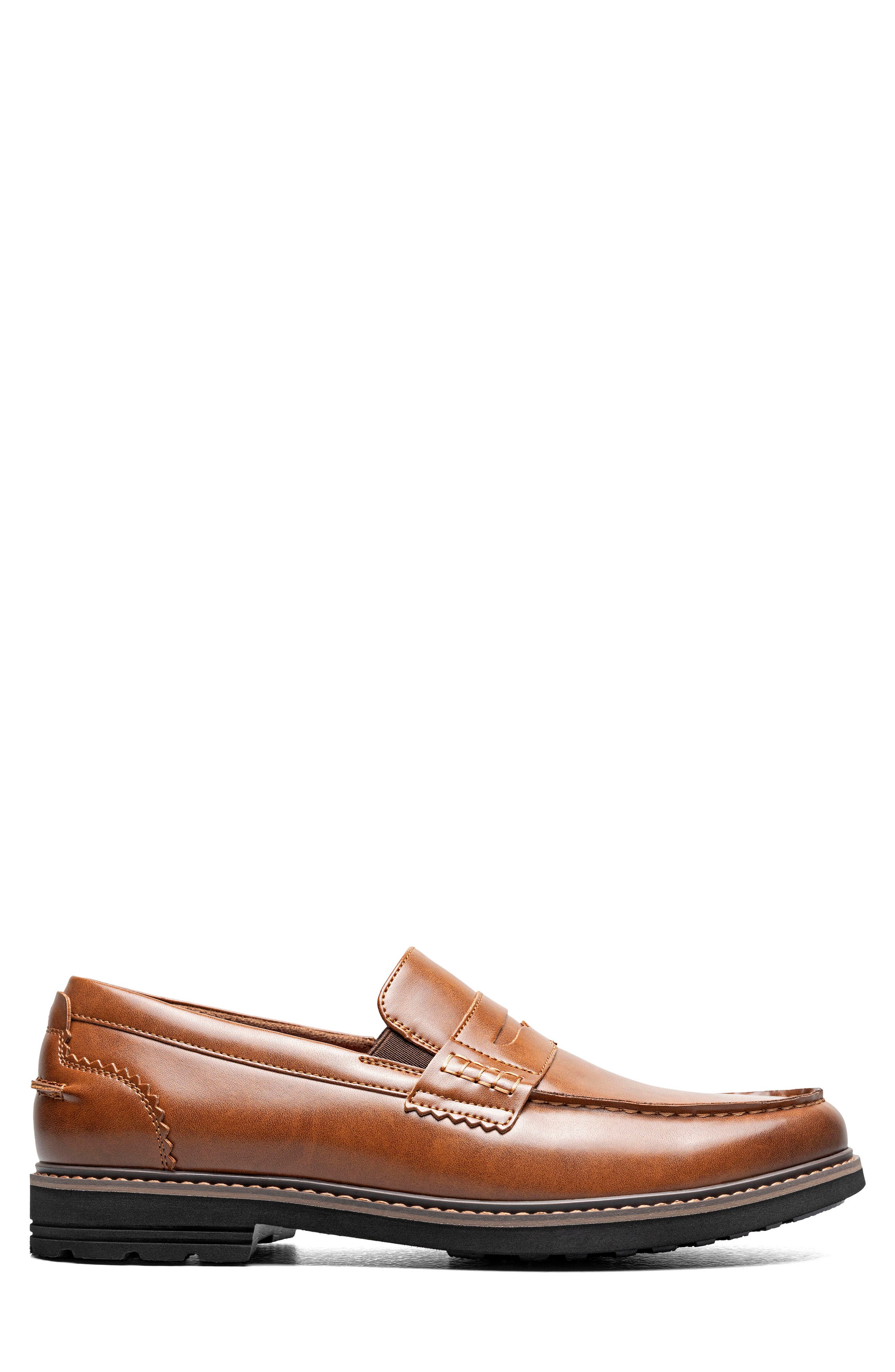 Oslo Moc Toe Penny Loafer, Alternate, color, COGNAC