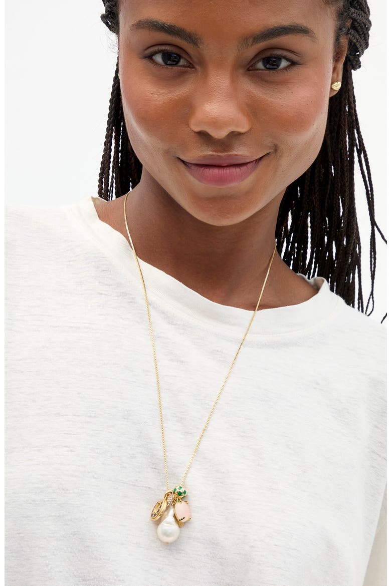 Margaux Charm Necklace, Alternate, color, MULTI COLOR