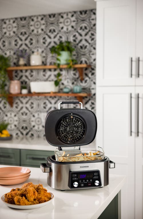 Cuckoo 6-quart Air Grill Air Fryer In Silver