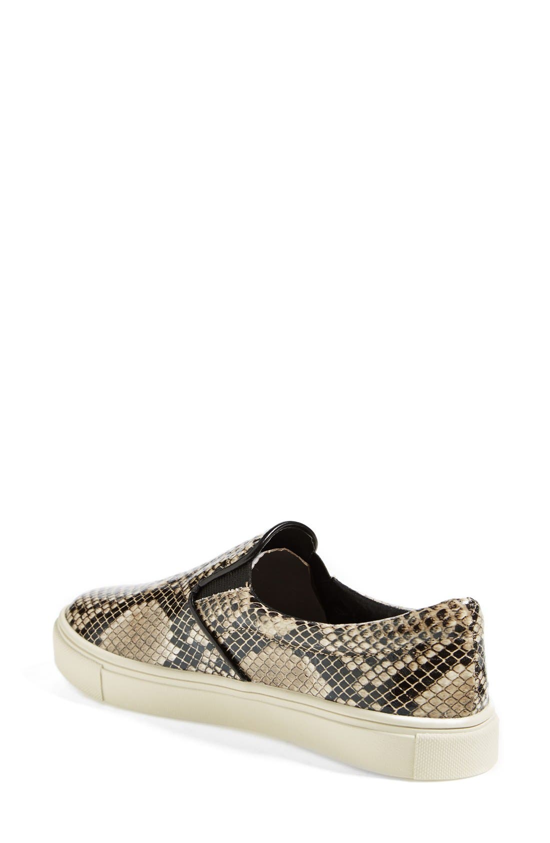 'Ecntrc-c' Snake-Embossed Slip-On Sneaker, Alternate, color, NATURAL SNAKE