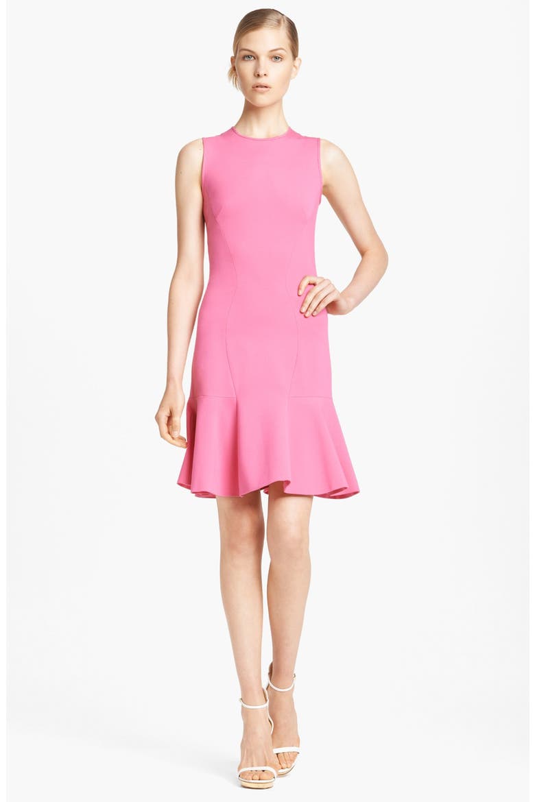 Ponte Jersey Dress, Main, color, CARNATION