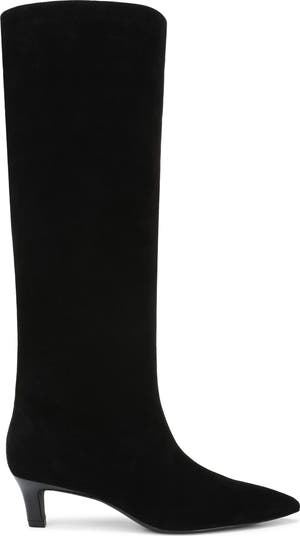 Dauphine Kitten Heel Knee High Boot