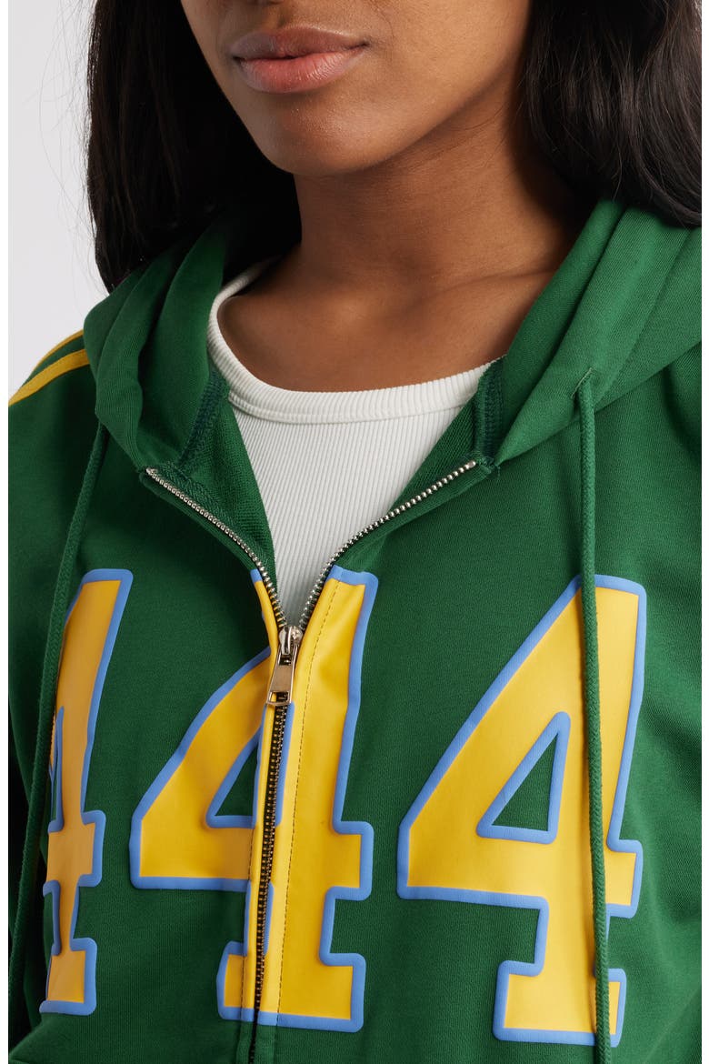 444 Zip-Up Graphic Hoodie (Women) | Nordstrom