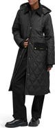Barbour Meredith Quilted Hooded Long Coat
