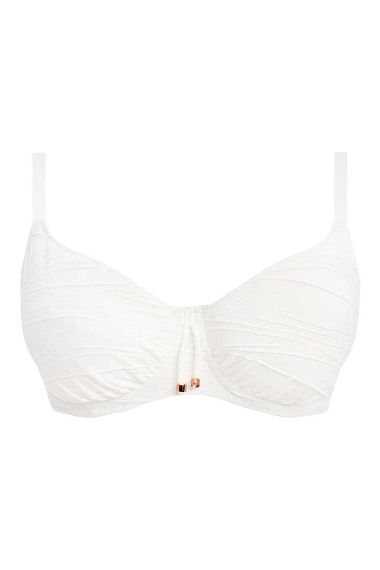 Beach Waves Underwire Bikini Top, Alternate, color, LINEN
