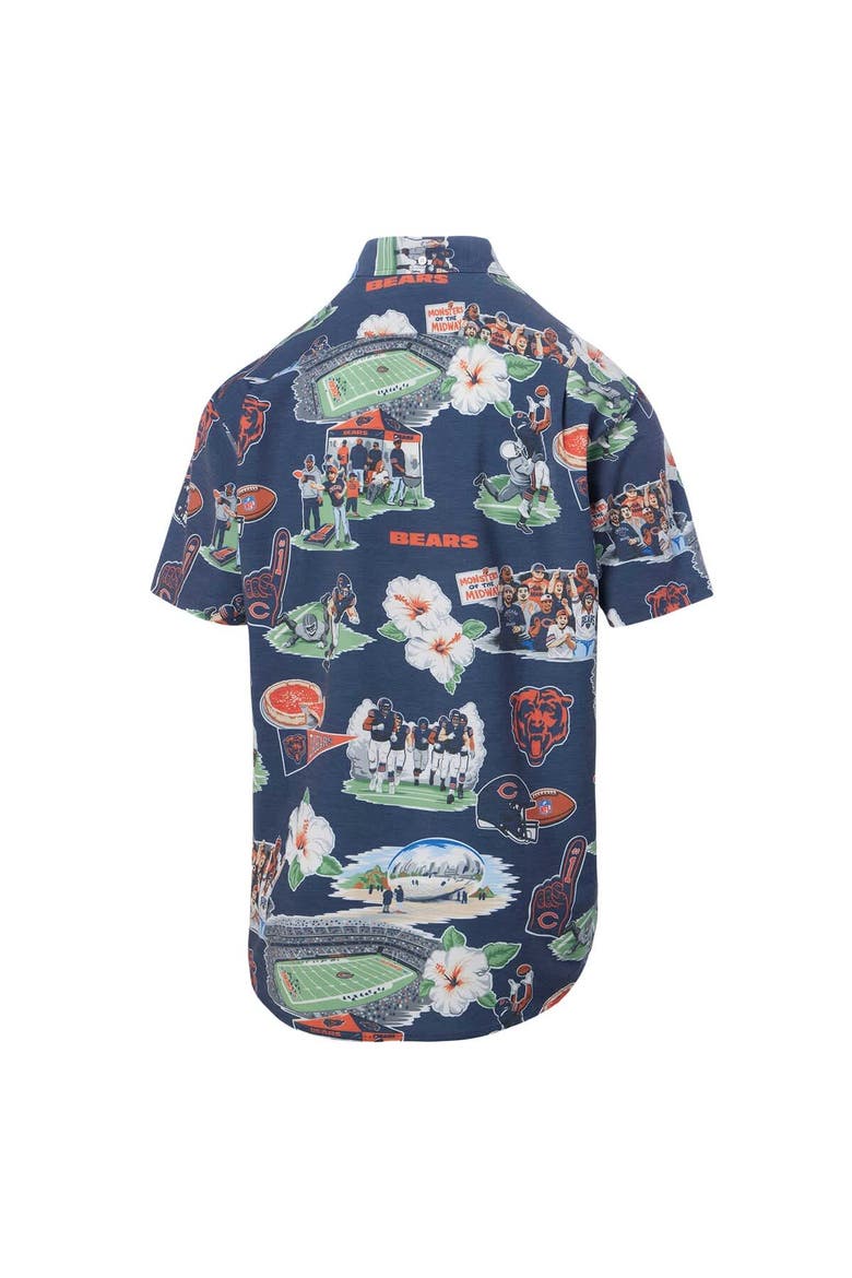 Men's Reyn Spooner Navy Chicago Bears Scenic Button-Down Shirt, Alternate, color, Navy