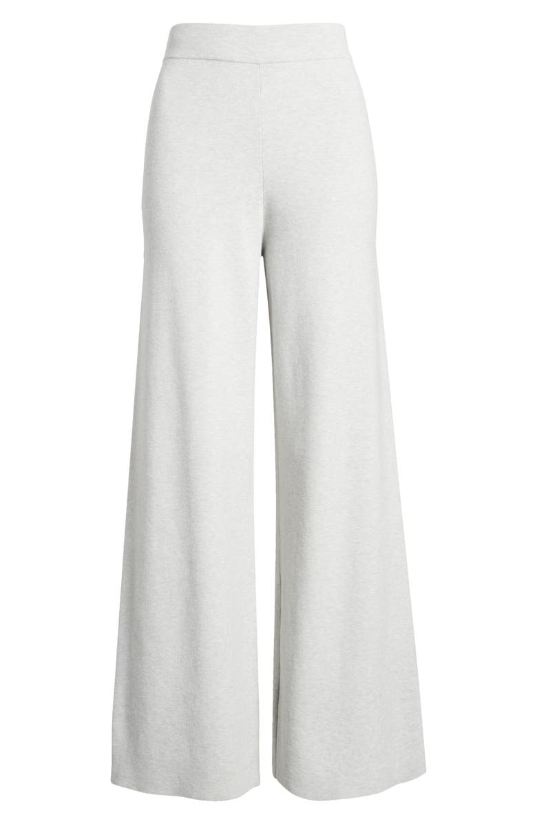 Rails Krista Knit Wide Leg Pants, Alternate, color, Light Heather Grey