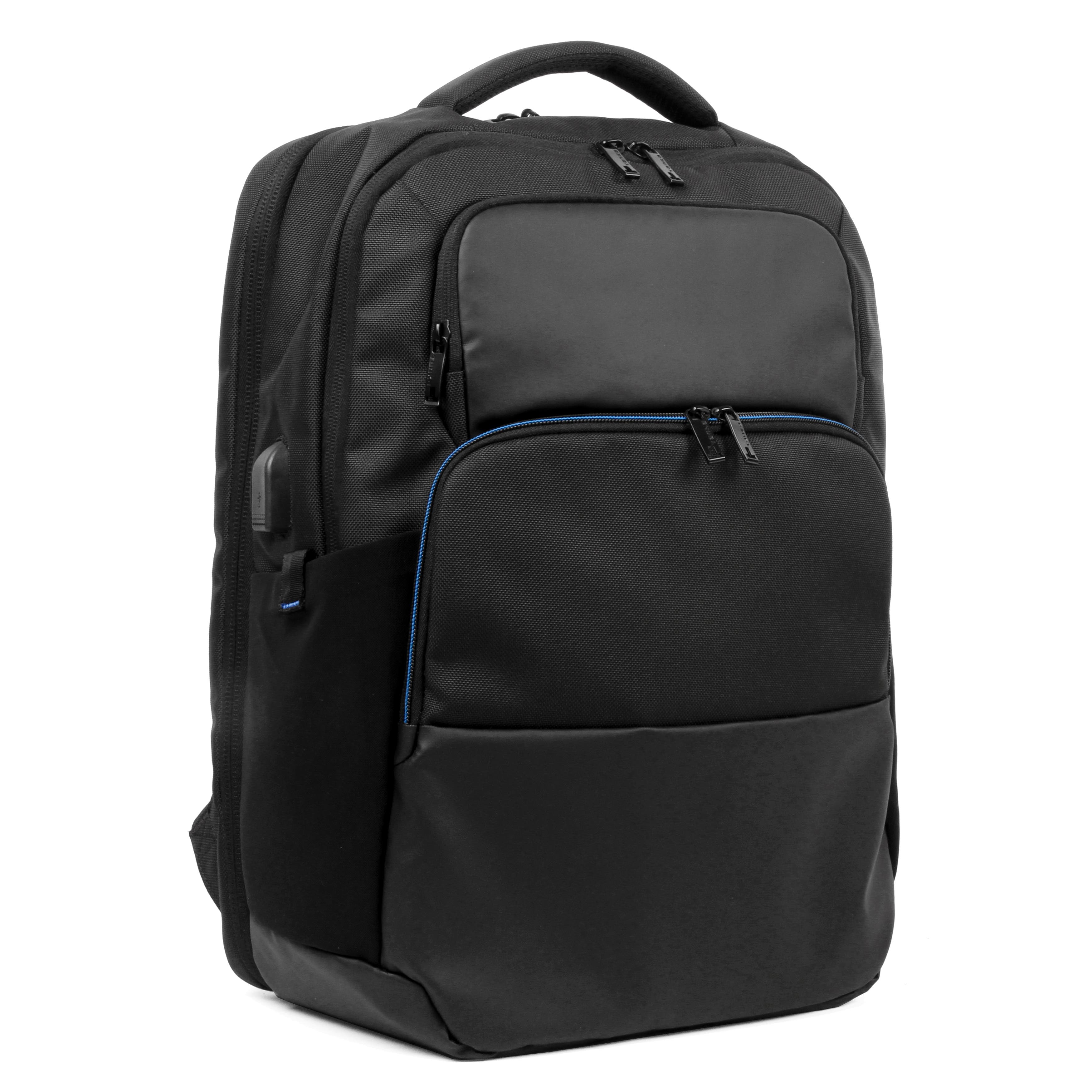 J World Tanka Martin Business Laptop Backpack, Alternate, color, Black