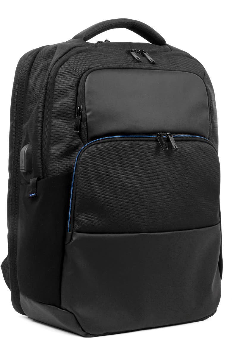 J World Tanka Martin Business Laptop Backpack, Alternate, color, Black