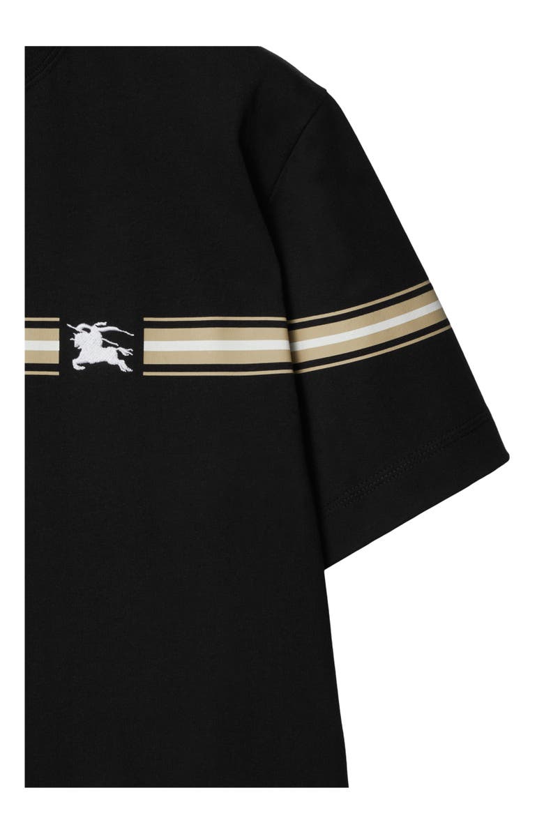 Burberry Striped Cotton T-shirt, Alternate, color, 