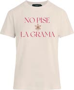 NO PISE LA GRAMA Salty Flower T-shirt