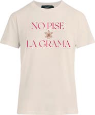 NO PISE LA GRAMA Salty Flower T-shirt