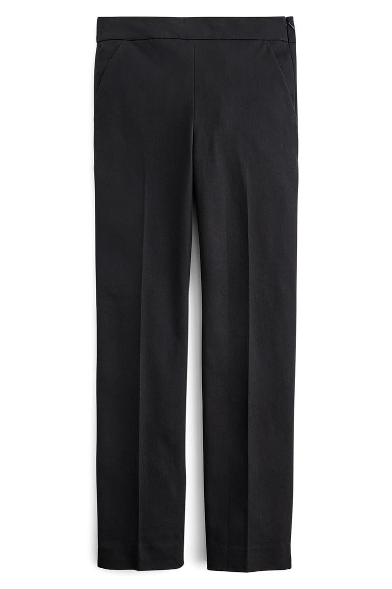 Remi Stretch Cotton Pants, Alternate, color, BLACK