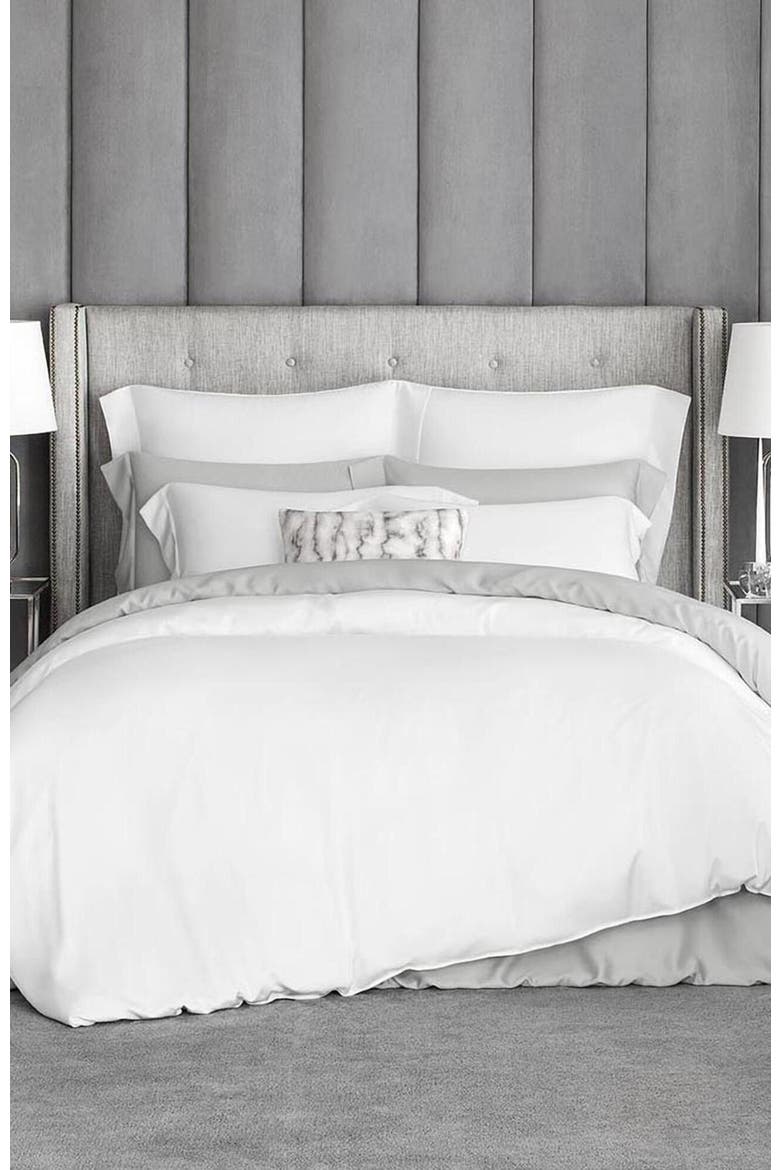 Sensa Duvet Cover, Alternate, color, White