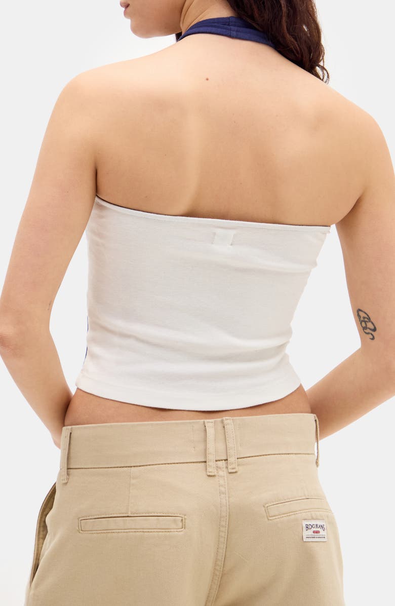 BDG Urban Outfitters Brooklyn 98 Halter Top, Alternate, color, Navy