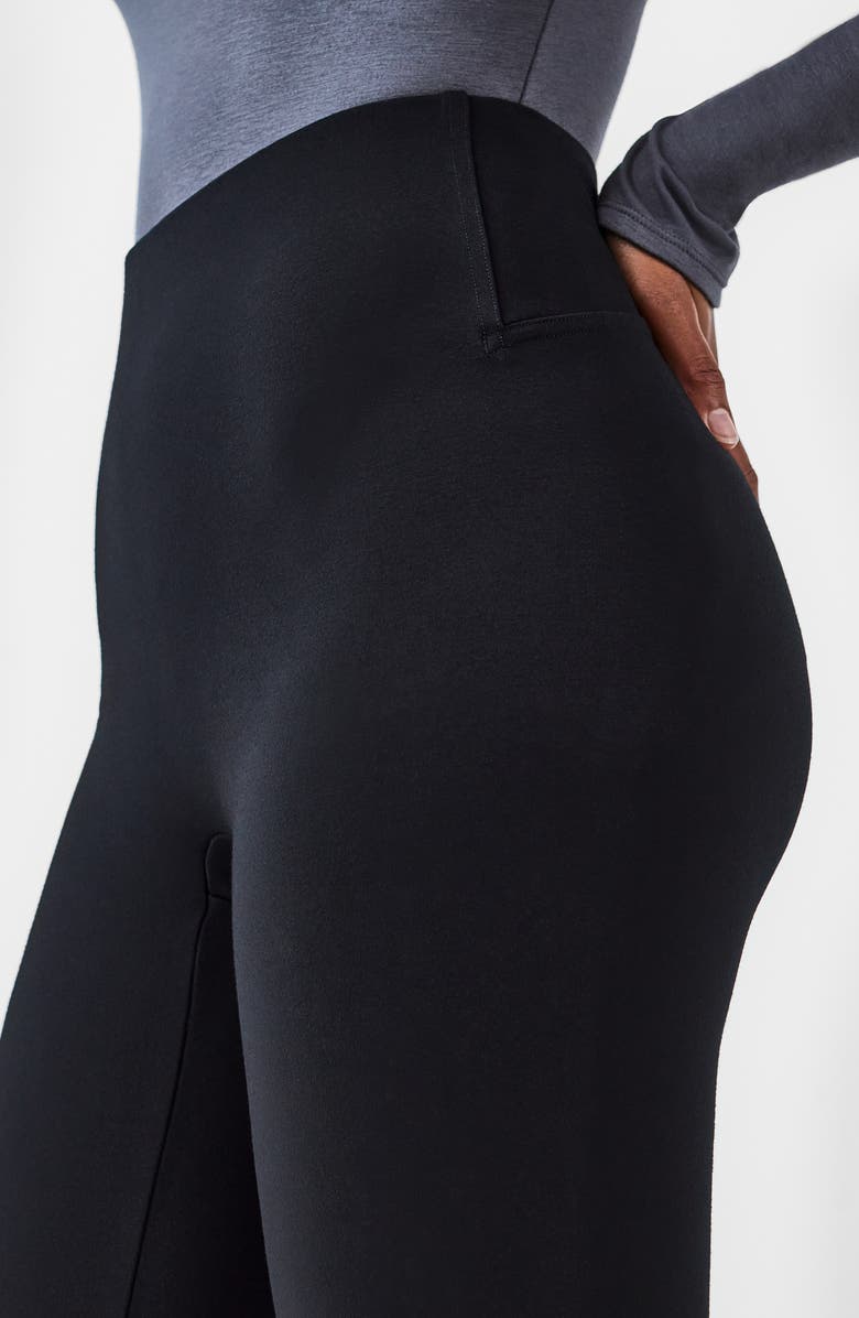 SPANX<sup>®</sup> Perfect Front Slit Skinny Pants, Alternate, color, Classic Black