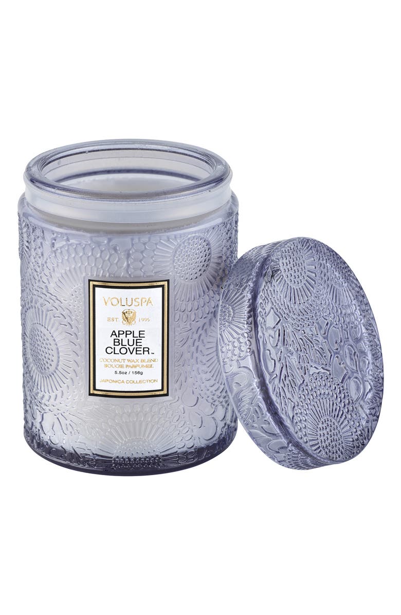 Voluspa Apple Blue Clover Small Jar Candle, Alternate, color, 