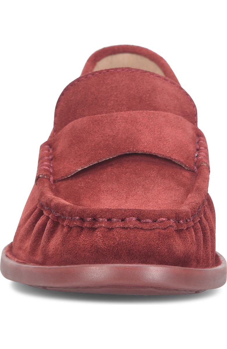 Børn Maris Loafer, Alternate, color, Burgundy Suede