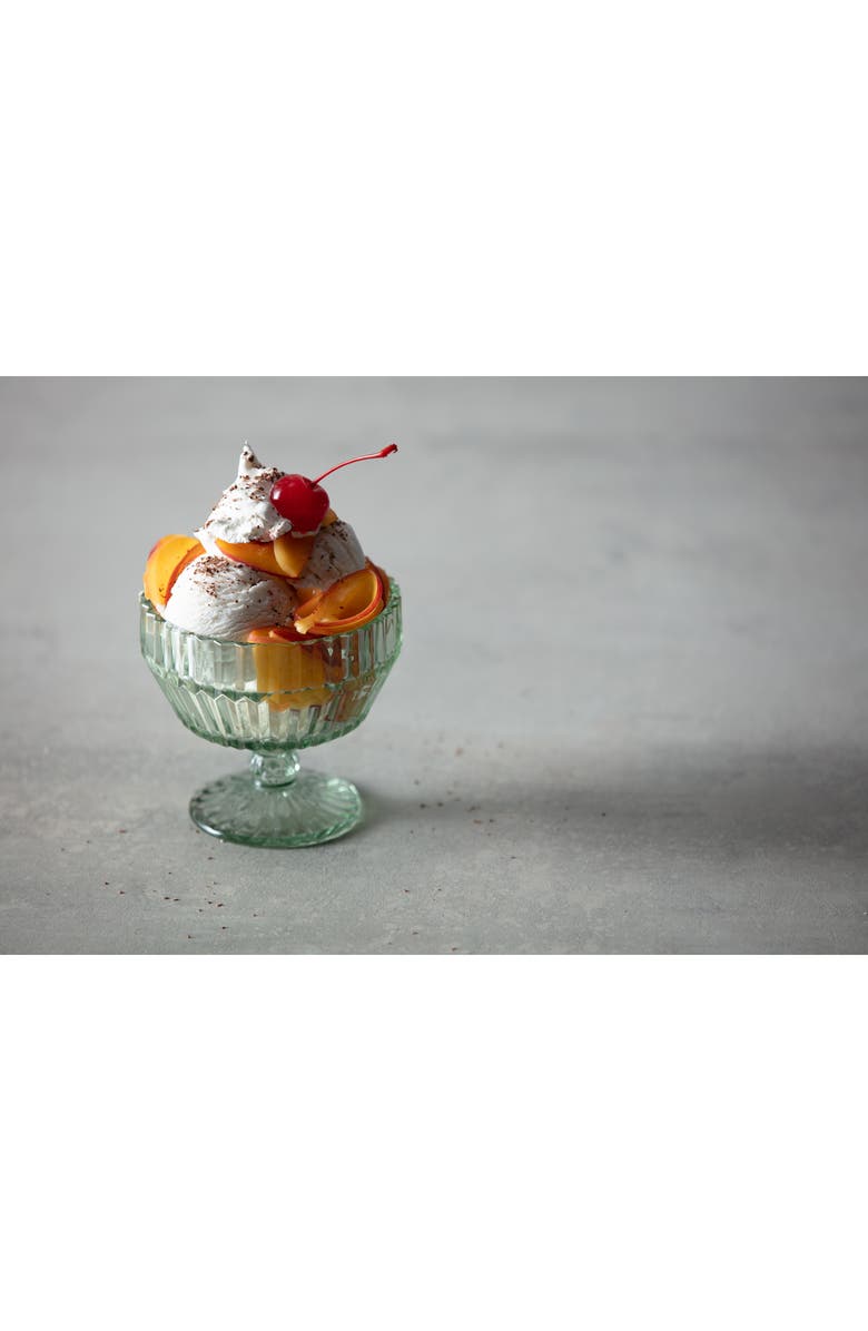 Fortessa Archie Set of 6 Sage Footed Dessert Bowls, Alternate, color,