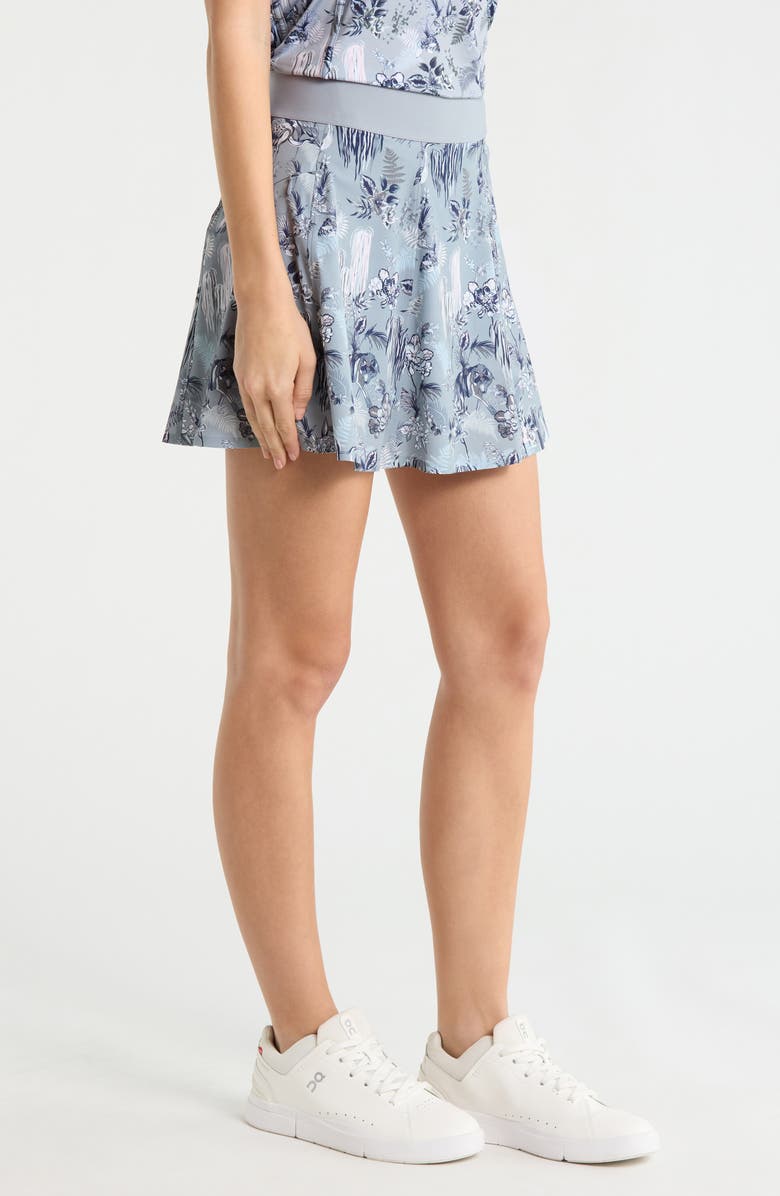 Greyson Night Lurk Phoenix Performance Print Skort, Alternate, color, Bluestone