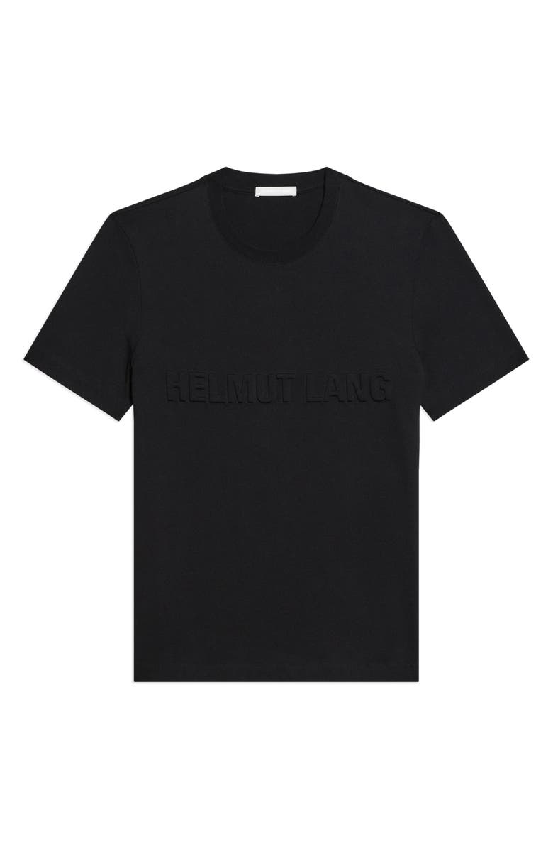 Helmut Lang Embossed Logo T-Shirt, Alternate, color, Black - 001