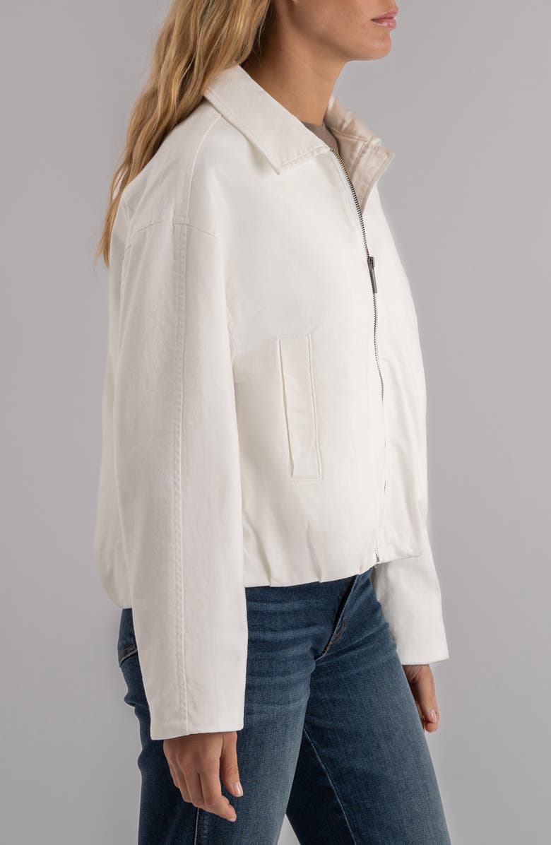 KUT from the Kloth Dylan Zip Denim Jacket, Alternate, color, White