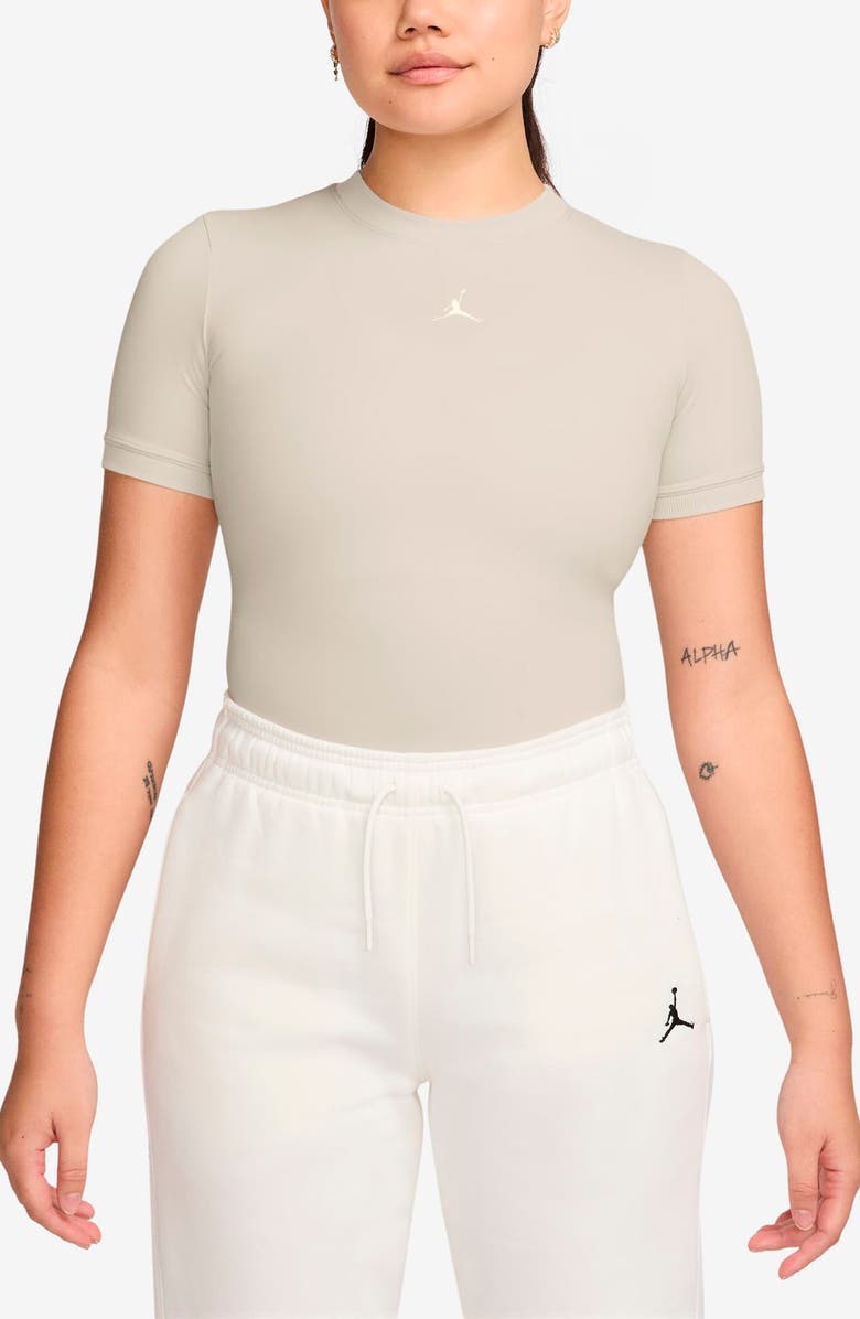 Jordan Brooklyn Bodysuit, Main, color, Light Ore Wood Brown