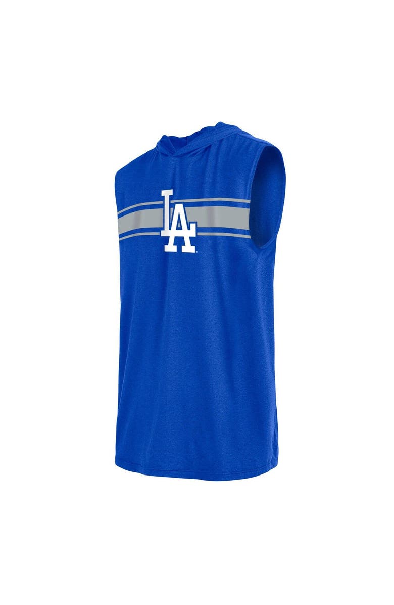 New Era Men's New Era Royal Los Angeles Dodgers Sleeveless Pullover Hoodie, Alternate, color,