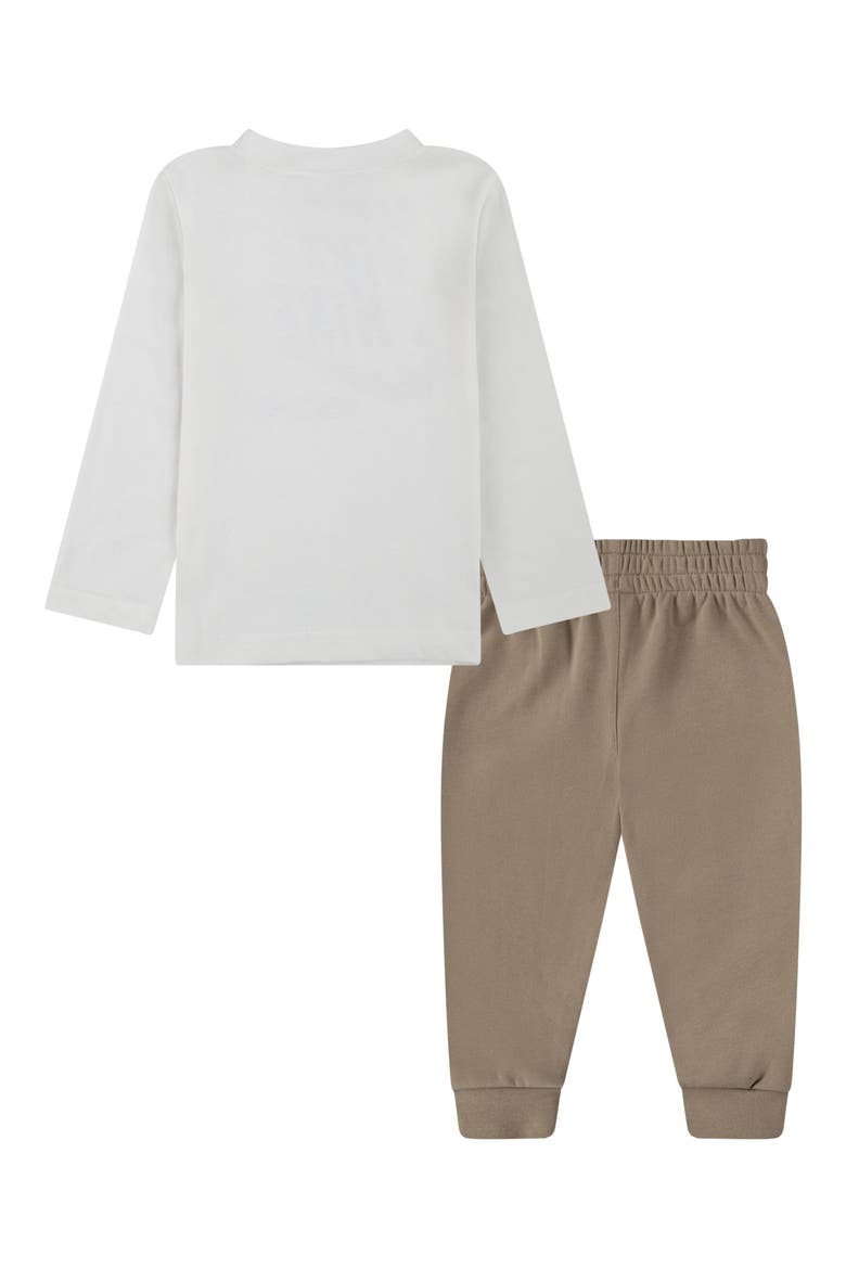 Kids' Retro Just Do It Long Sleeve T-Shirt & Joggers Set, Alternate, color, X1TKHAKI