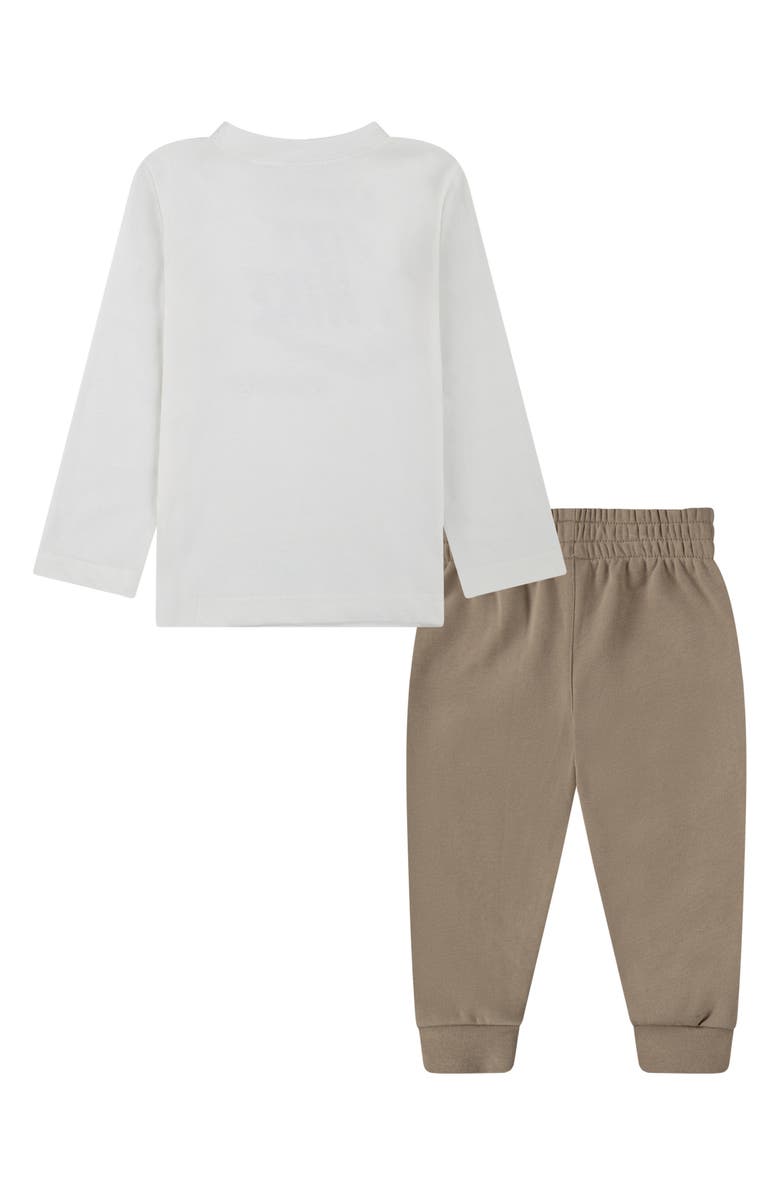 Nike Kids' Retro Just Do It Long Sleeve T-Shirt & Joggers Set, Alternate, color, X1t-Khaki