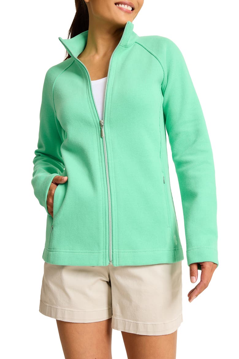 New Aruba Zip Jacket, Main, color, MINT TOURM