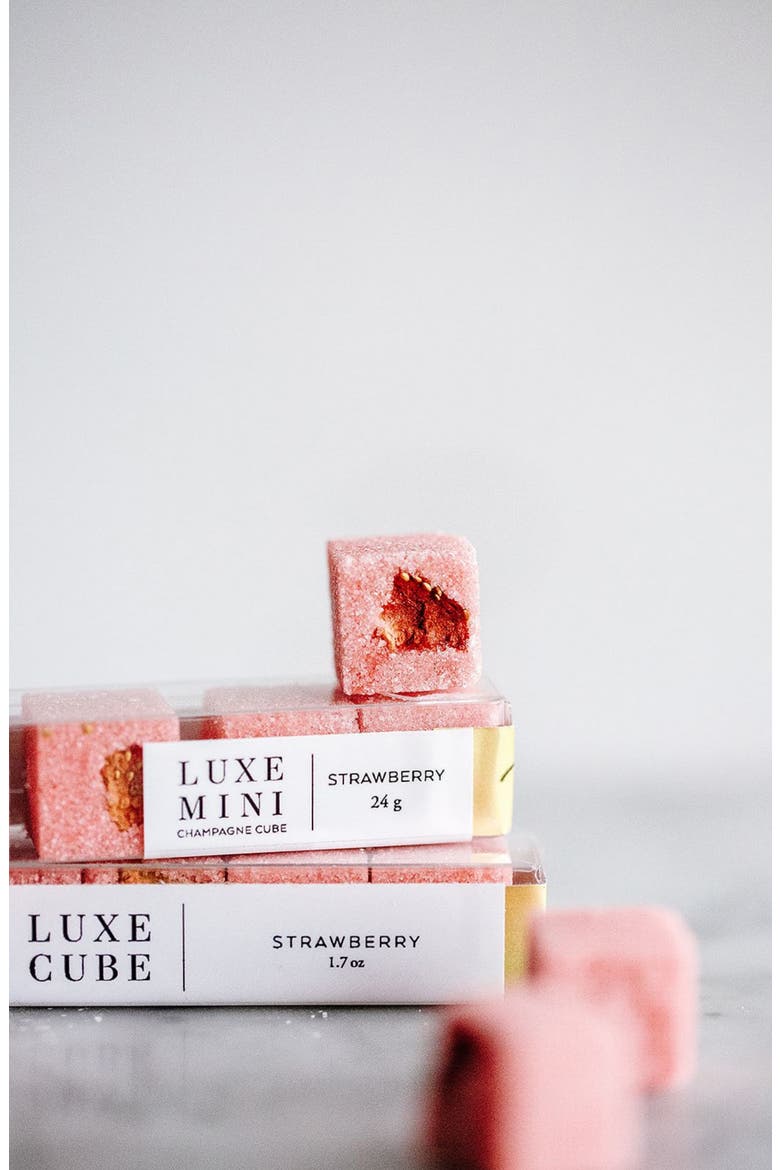 Holiday Stocking Stuffer Strawberry Mixology Cubes Gift Set, Alternate, color, MULTI