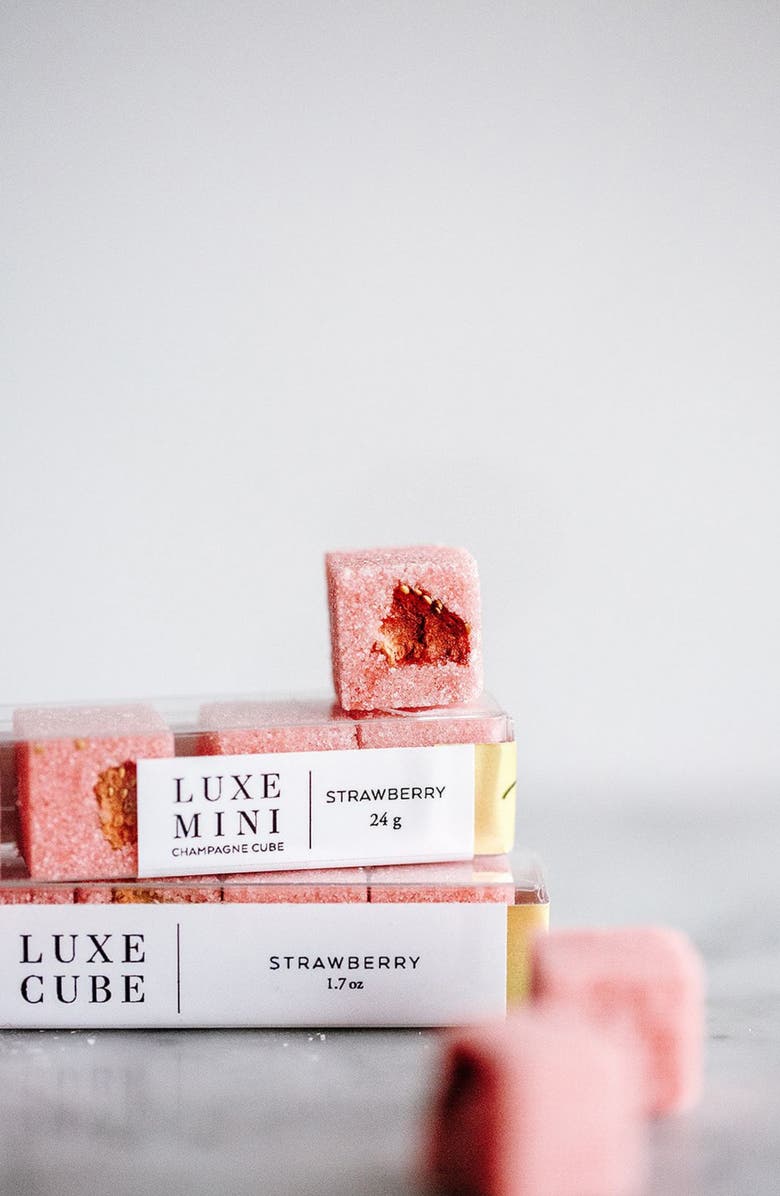 Teaspressa Holiday Stocking Stuffer Strawberry Mixology Cubes Gift Set, Alternate, color, Multi