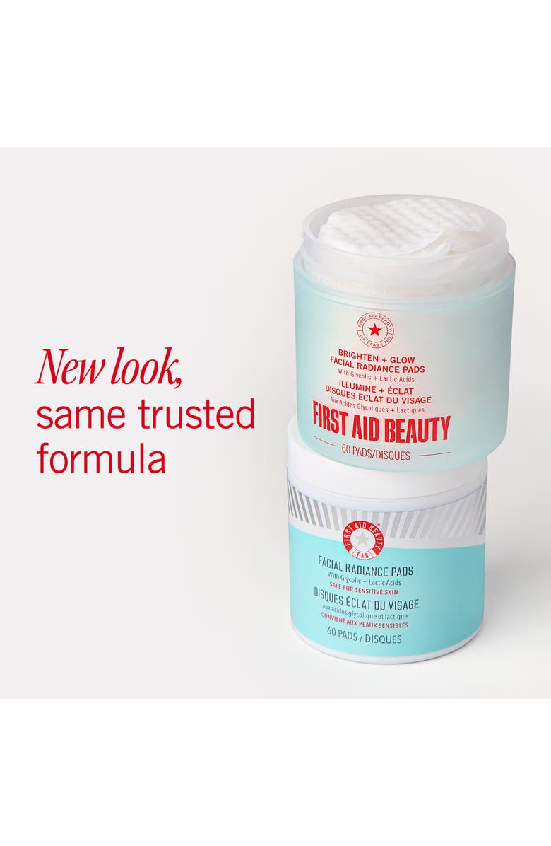 First Aid Beauty Brighten N Glow Facial Radiance Pads, Alternate, color, 