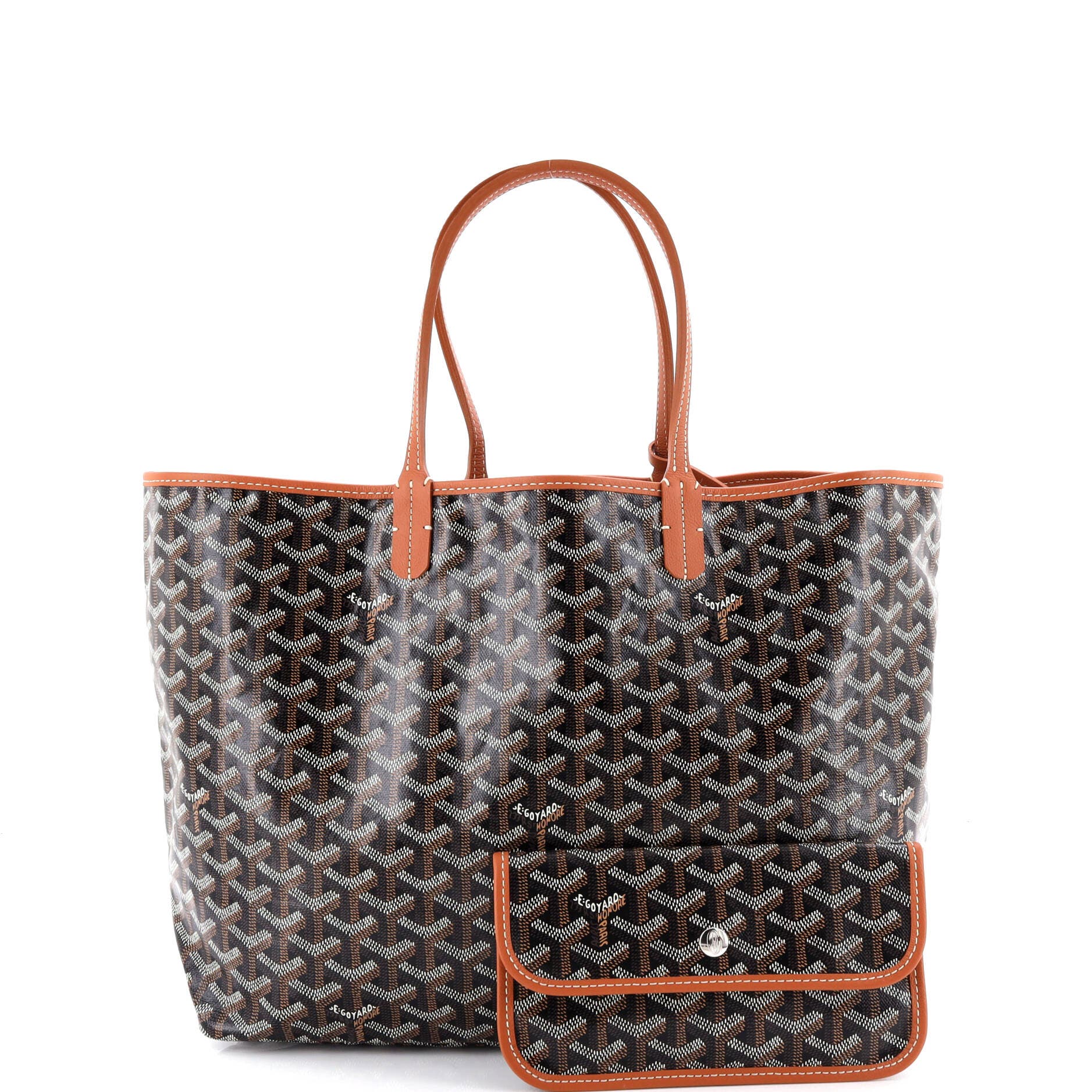 Pre-Owned Goyard Saint Louis Tote Coated Canvas PM, Alternate, color, 