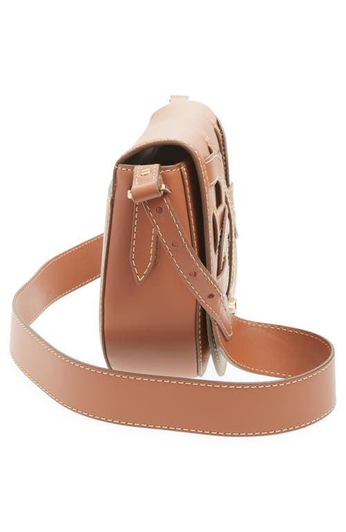 Sam Edelman Bay Leather Saddle Bag In Cognac