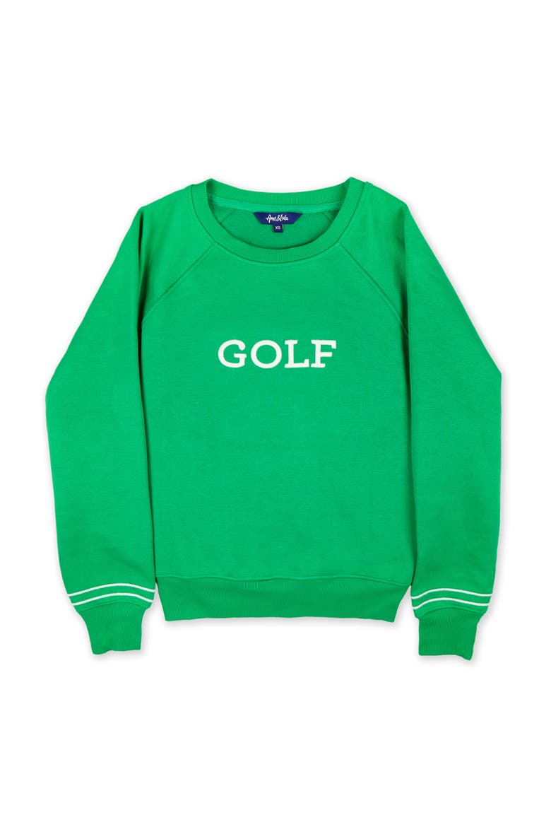 Play All Sweatshirt, Main, color, Green/White Golf