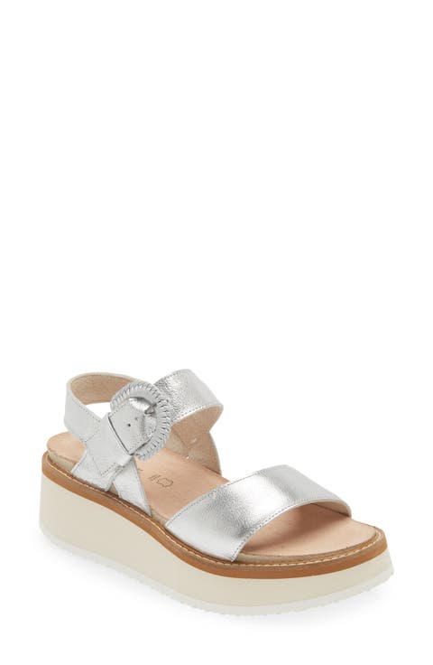 Crepe Platform Sandal (Women)