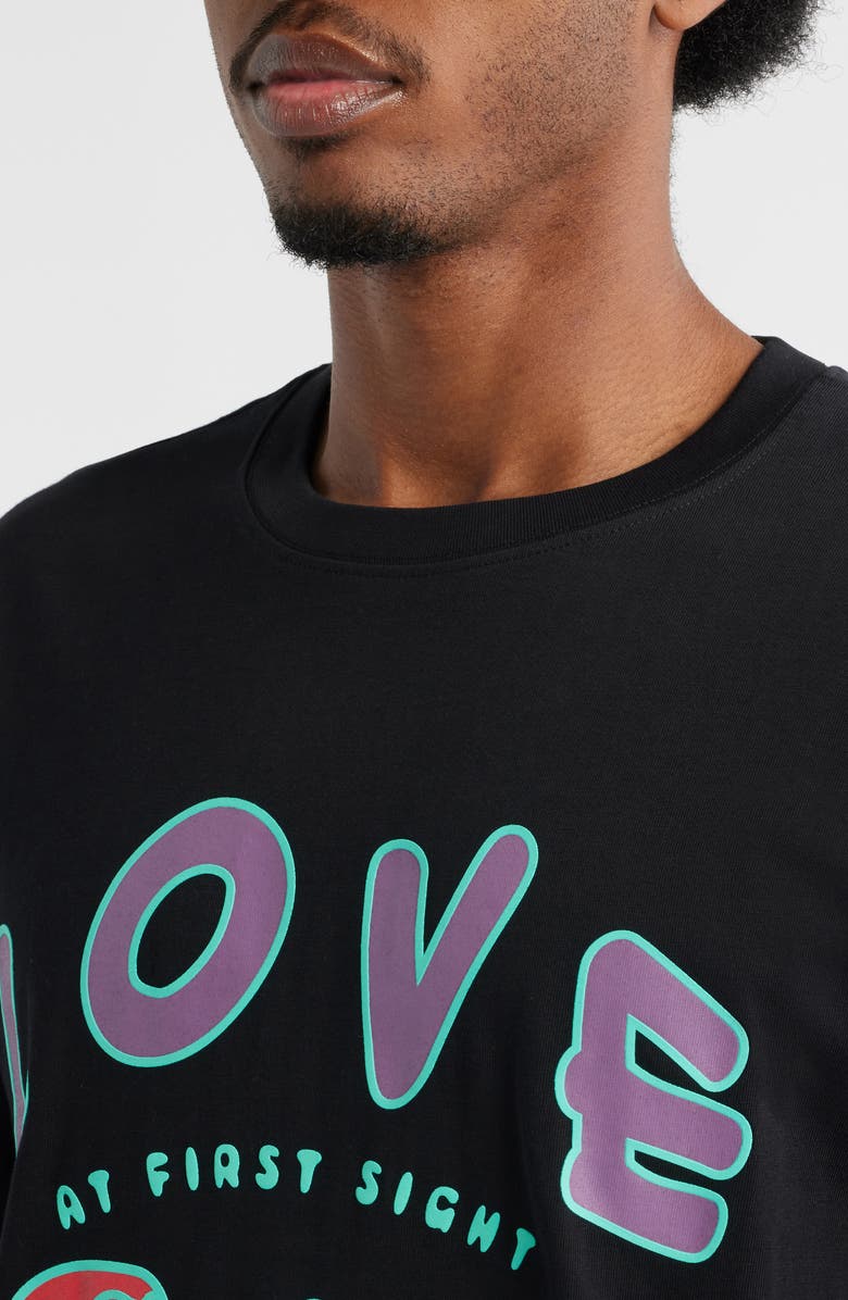 VIC GARCIA WORLD Love Together Again Graphic T-Shirt, Alternate, color, Black