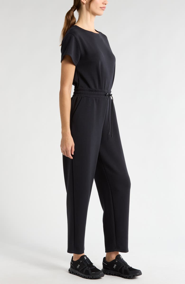 Zella Ultrasoft Knit Ankle Jumpsuit, Alternate, color,