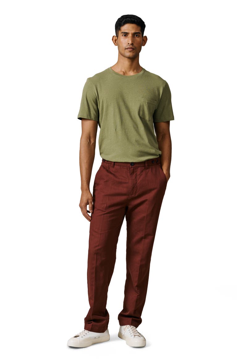 Pasmore Slim Leg Suit Trouser, Alternate, color, Brown