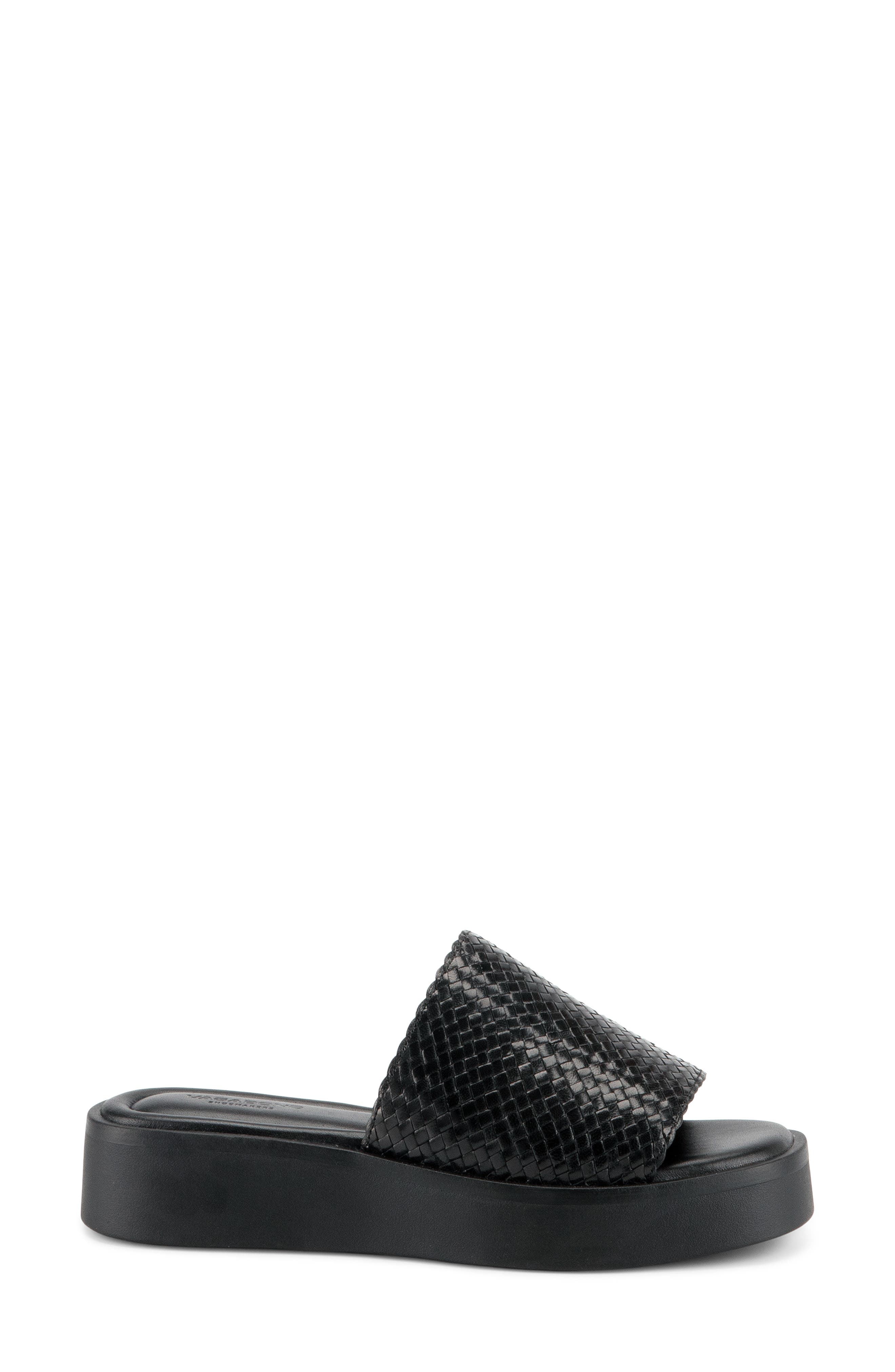 Vagabond Shoemakers Danya Platform Wedge Slide Sandal, Alternate, color, Black