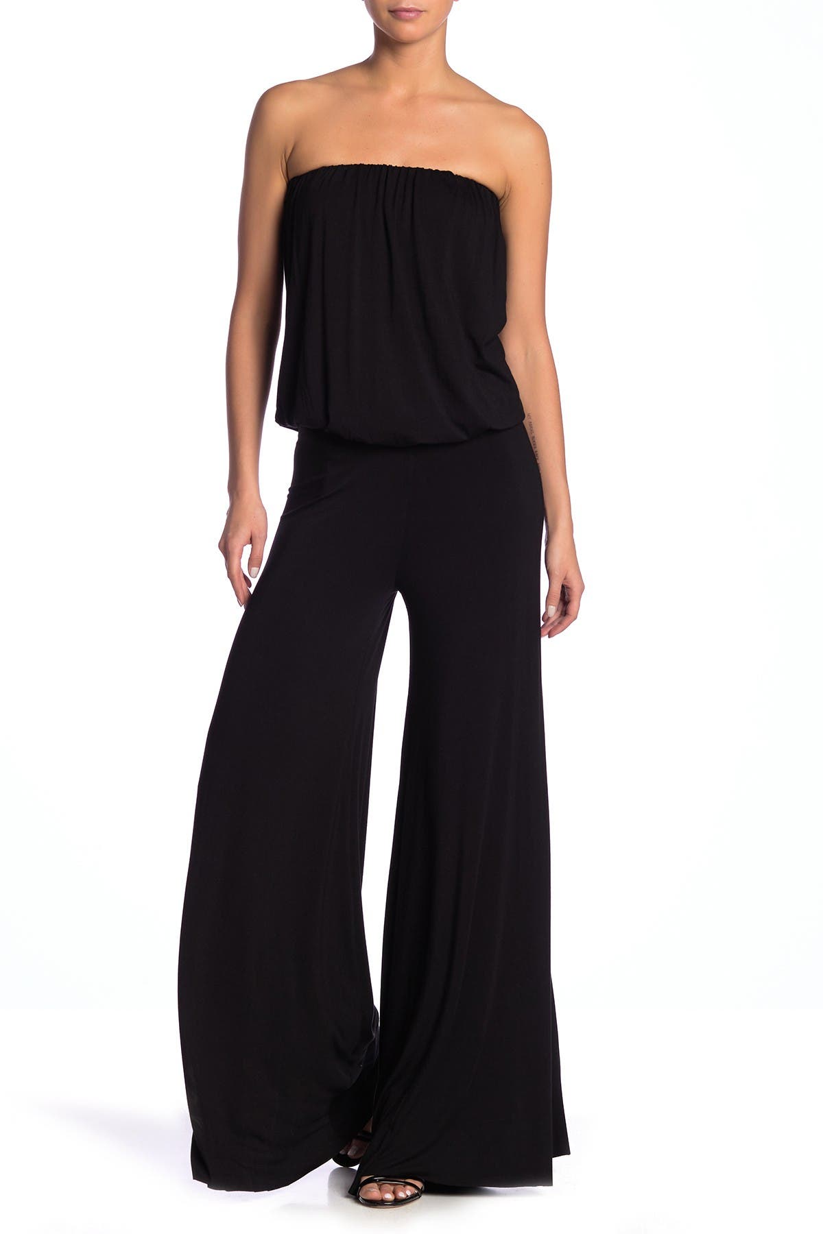 Sydney Blouson Strapless Jumpsuit