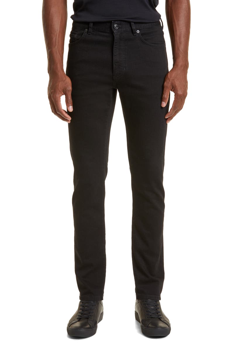 Stretch Denim City Fit Jeans, Main, color, BLACK