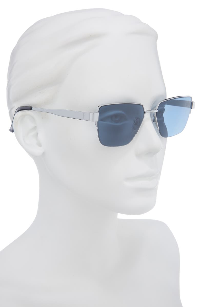 Vince Camuto Gradient Square Sunglasses, Alternate, color, Silver