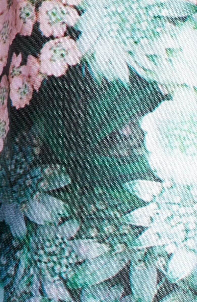 Ted Baker London 'Glitch' Floral Print A-Line Skirt, Alternate, color, 