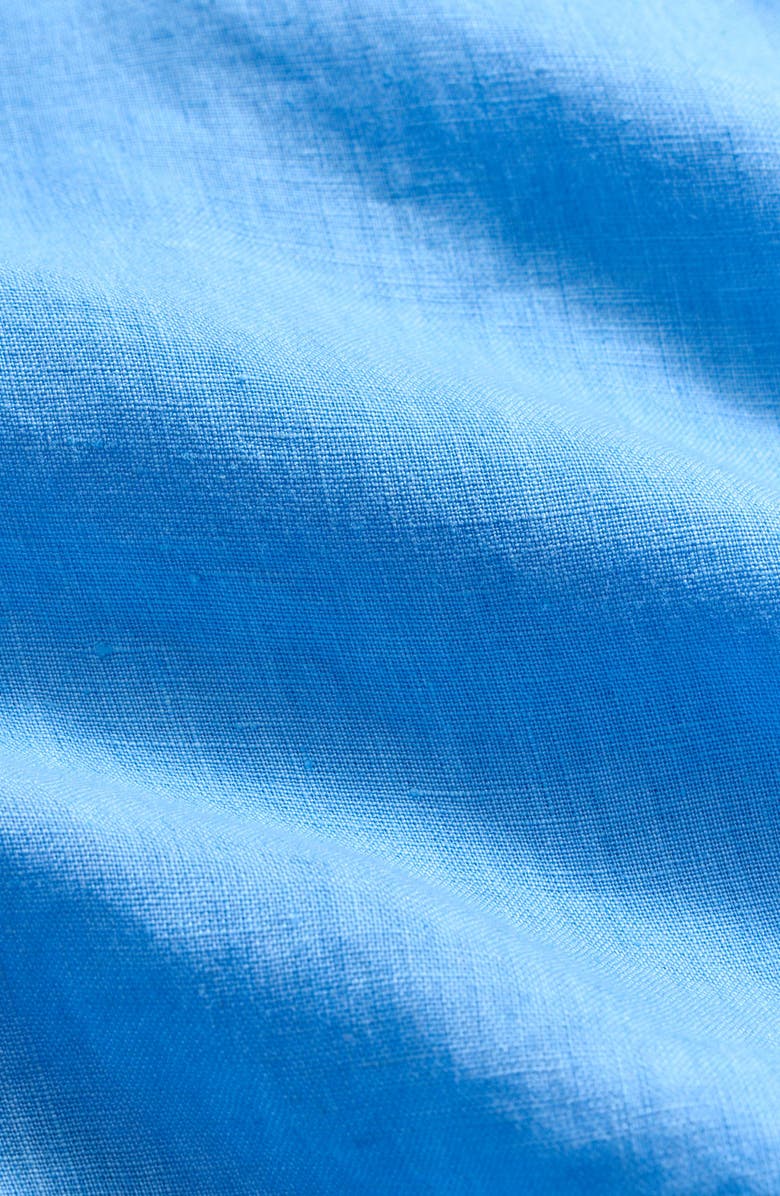 Billy Reid Tuscumbia Linen Button-Down Shirt, Alternate, color, French Blue