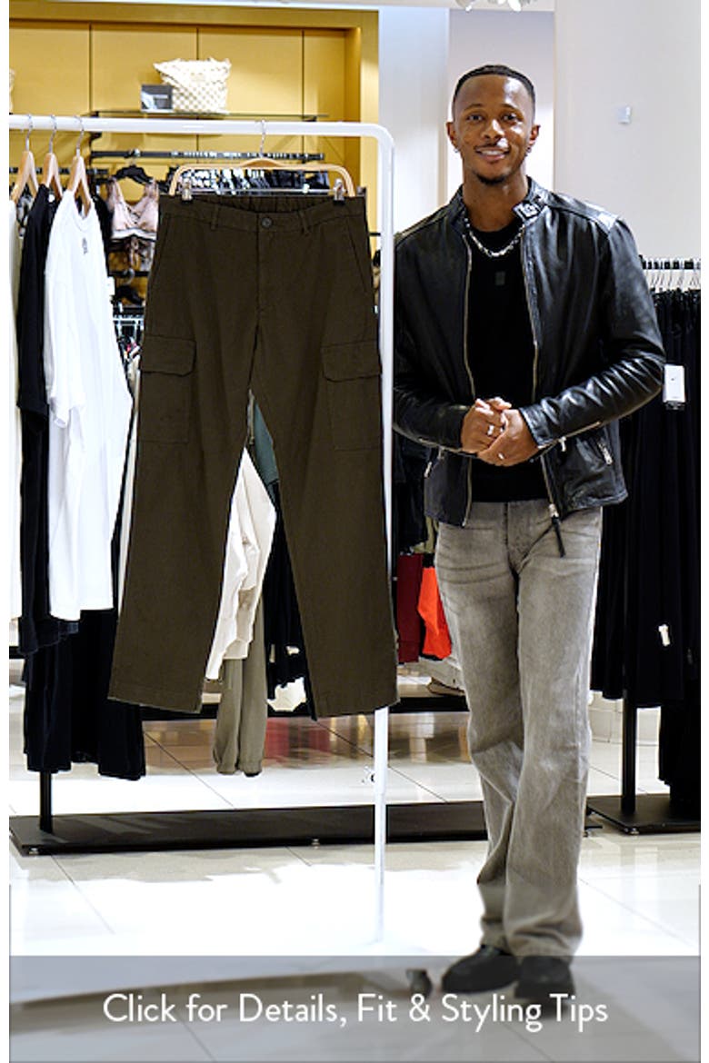 Straight Leg Twill Cargo Pants video