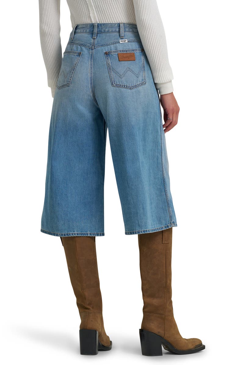 Wrangler Denim Culottes, Alternate, color, Shimmerstone