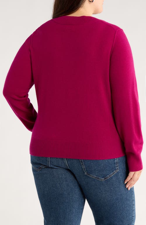 Caslonr Caslon(r) V-neck Wool & Cashmere Sweater In Pink